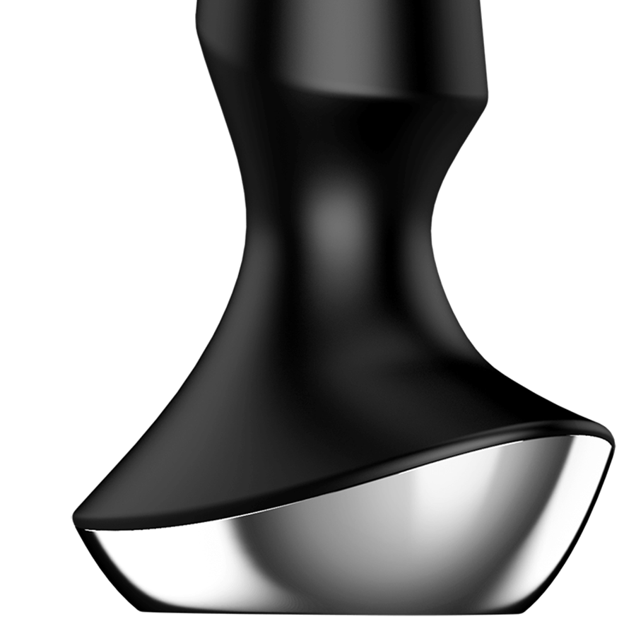 Satisfyer Plug-ilicious 2 Black Silicone Vibrating Butt Plug Anal Sex Toys