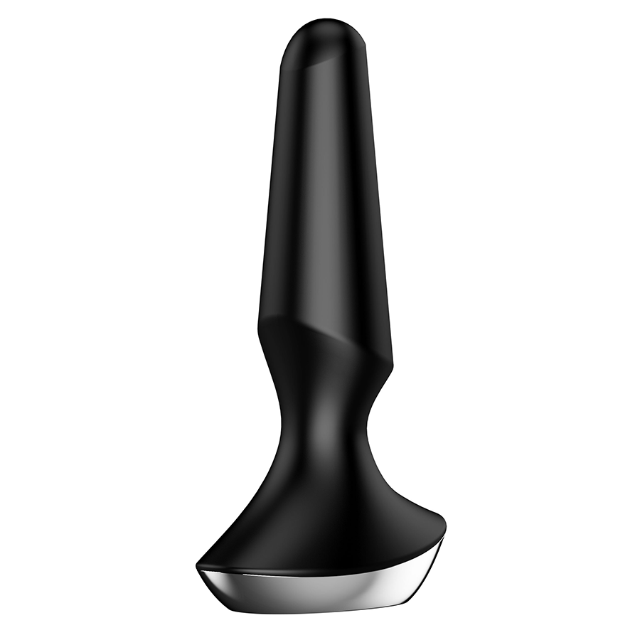 Satisfyer Plug-ilicious 2 Black Silicone Vibrating Butt Plug Anal Sex Toys