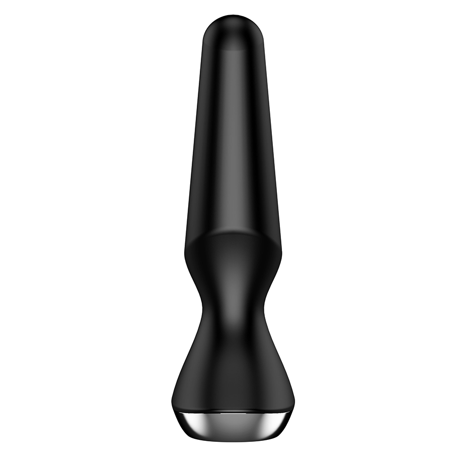 Satisfyer Plug-ilicious 2 Black Silicone Vibrating Butt Plug Anal Sex Toys