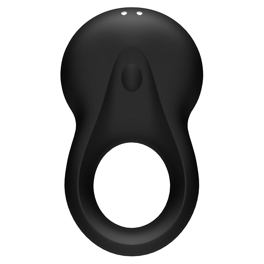 Satisfyer Signet Black Silicone Vibrating Cock Ring with App Control Cock Rings