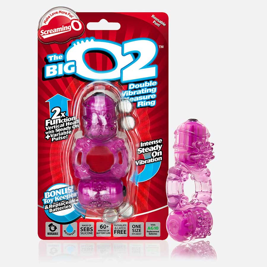 Screaming O Big O 2 Dual Vibrating Cock Ring Cock Rings