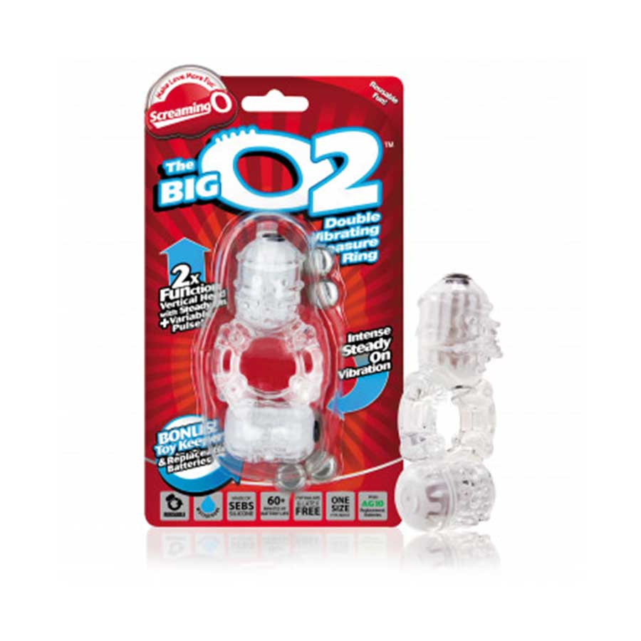 Screaming O Big O 2 Dual Vibrating Cock Ring Screaming O Big O 2 Dual Vibrating Cock Ring