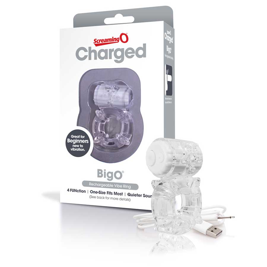 Screaming O Charged Big O Rechargeable Vibrating Cock Ring Cock Rings