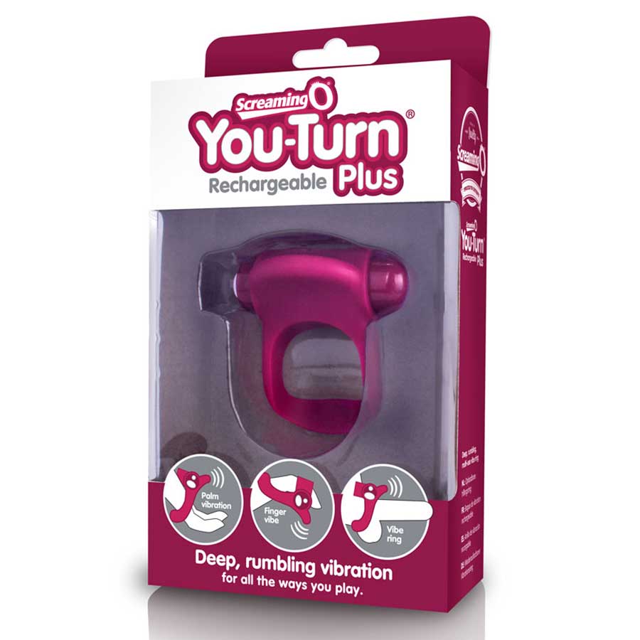 Screaming O Charged You Turn Plus Silicone Vibrating Cock Ring Cock Rings