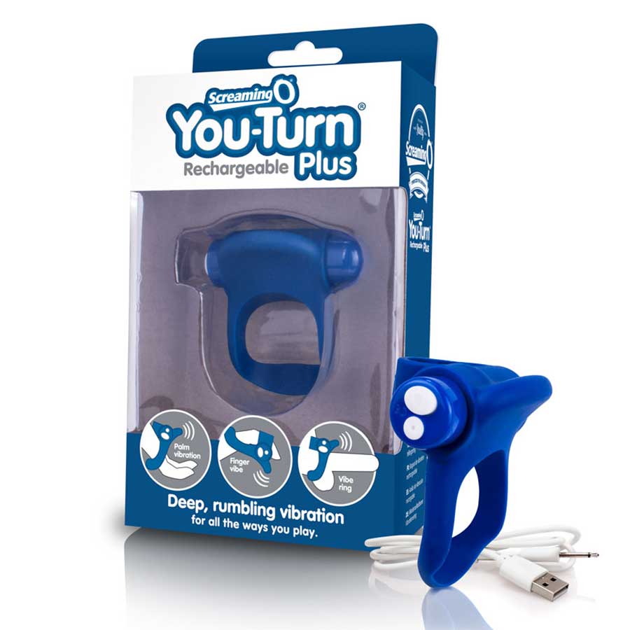 Screaming O Charged You Turn Plus Silicone Vibrating Cock Ring Cock Rings