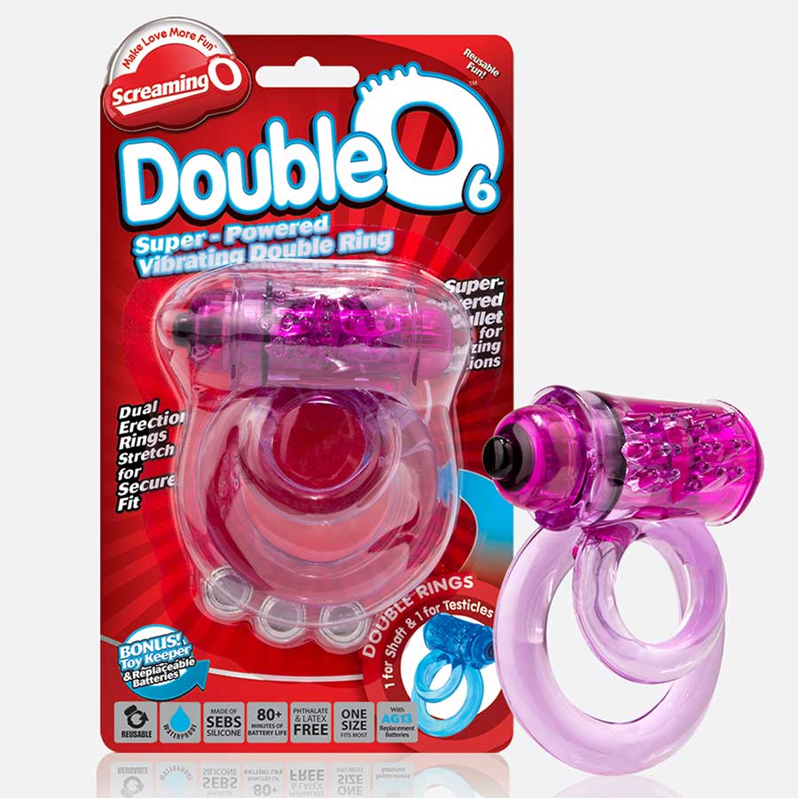 Screaming O Double O 6 Dual Vibrating Cock Ring Screaming O Double O 6 Dual Vibrating Cock Ring