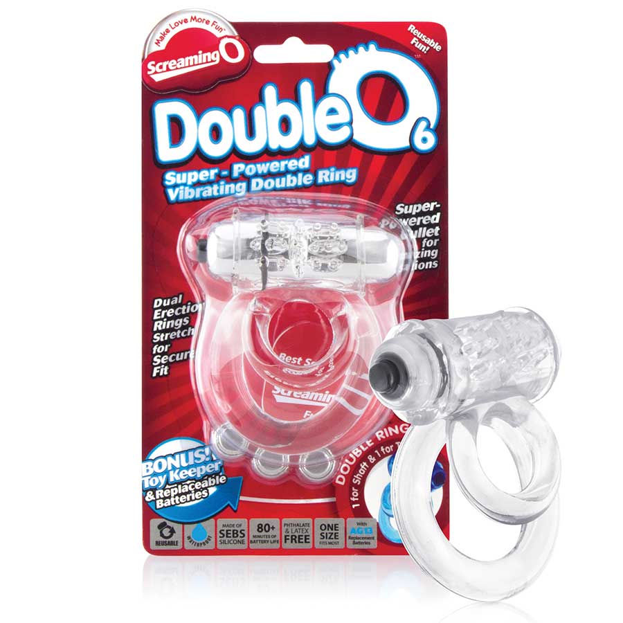 Screaming O Double O 6 Dual Vibrating Cock Ring Screaming O Double O 6 Dual Vibrating Cock Ring