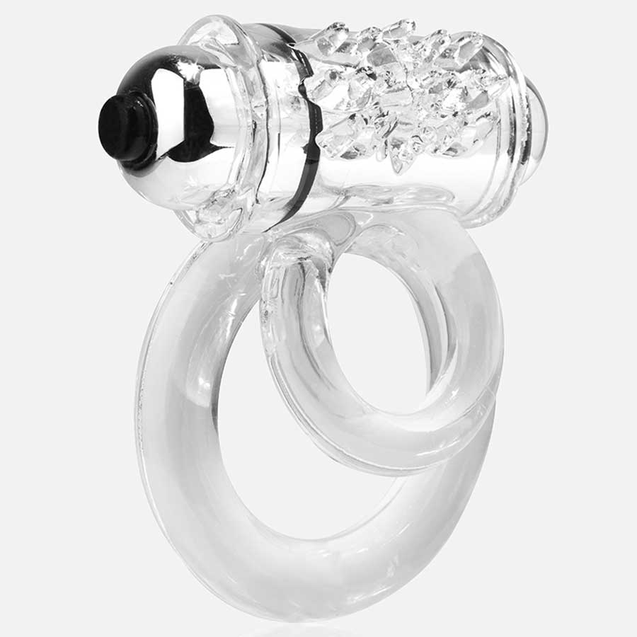 Screaming O Double O 6 Dual Vibrating Cock Ring Cock Rings Clear