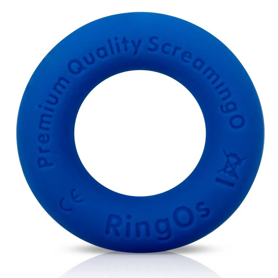 Screaming O Ring O Ritz Silicone Cock Ring for Men Cock Rings Blue