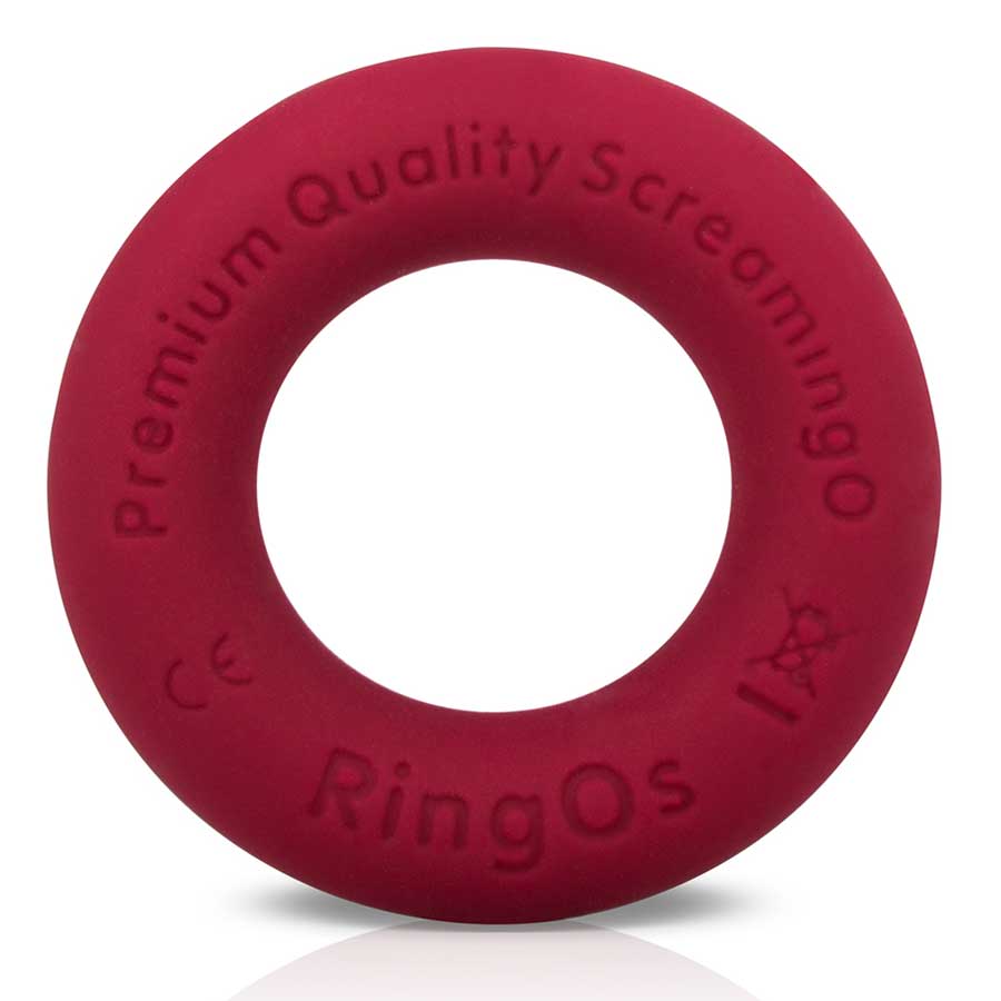 Screaming O Ring O Ritz Silicone Cock Ring for Men Cock Rings Red