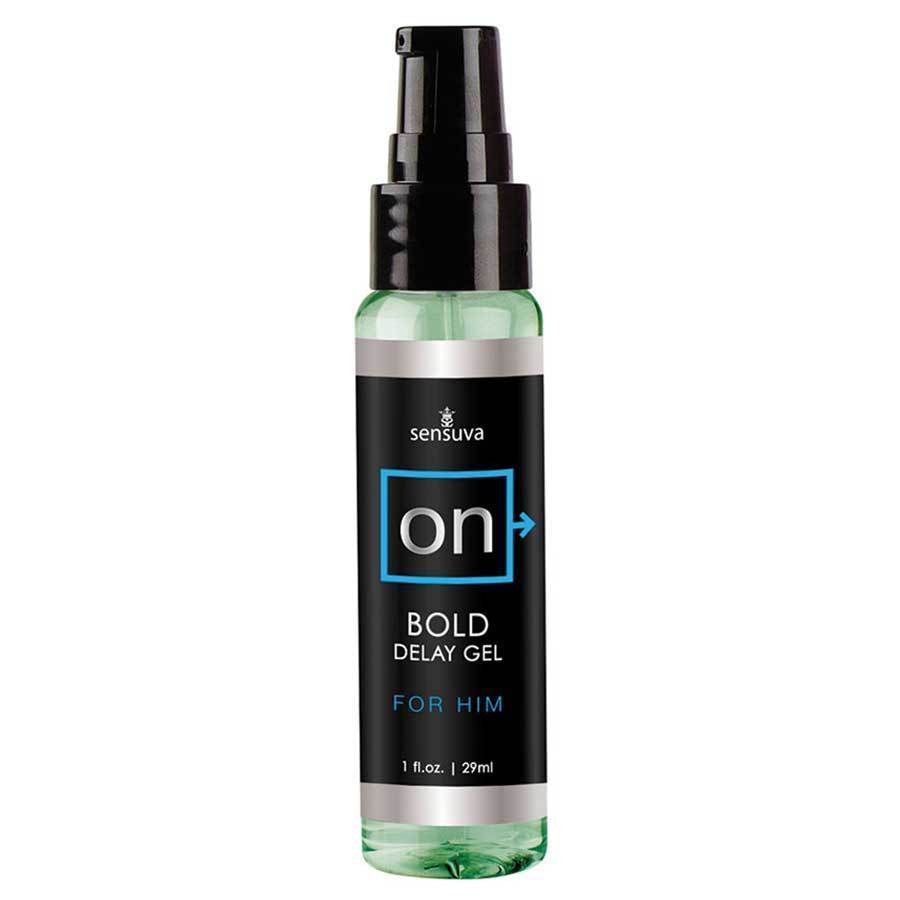 Sensuva ON Bold Orgasm Delay and Prolonging Gel for Men 1 oz Numbing Cream