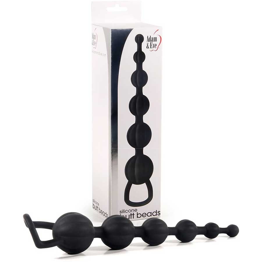 Silicone Butt Beads for Men by Adam and Eve Anal Sex Toys