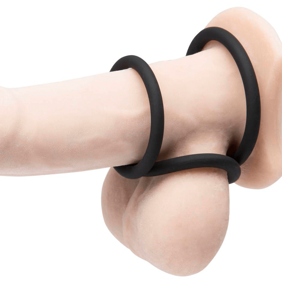 Silicone Cock Ring Set by Lynk Pleasure 3 Soft and Stretchy Penis Rings Cock Rings