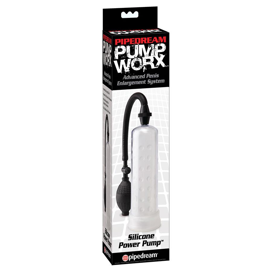 Silicone Penis Power Pump Clear Dick Pump by Pump Worx Penis Pumps