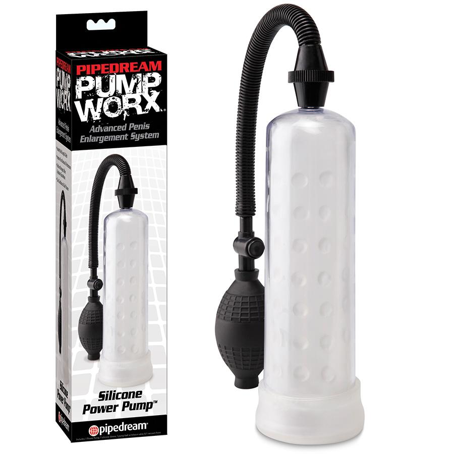 Silicone Penis Power Pump Clear Dick Pump by Pump Worx Penis Pumps