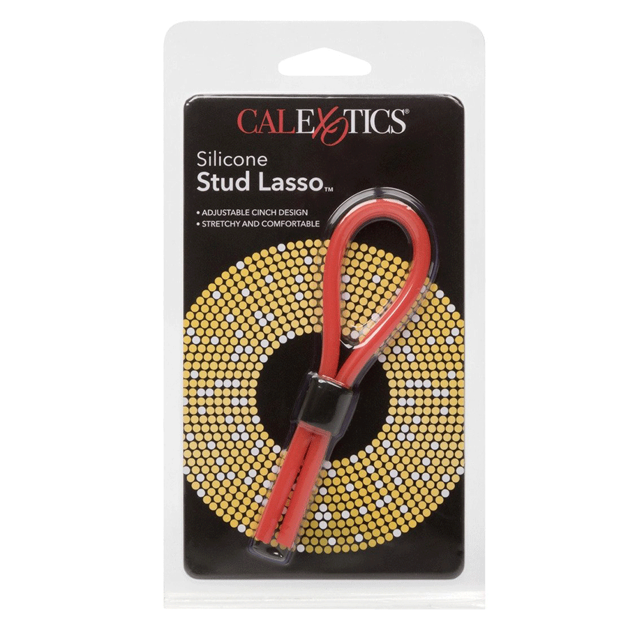 Silicone Stud Red Lasso Cock Ring by Cal Exotics Cock Rings