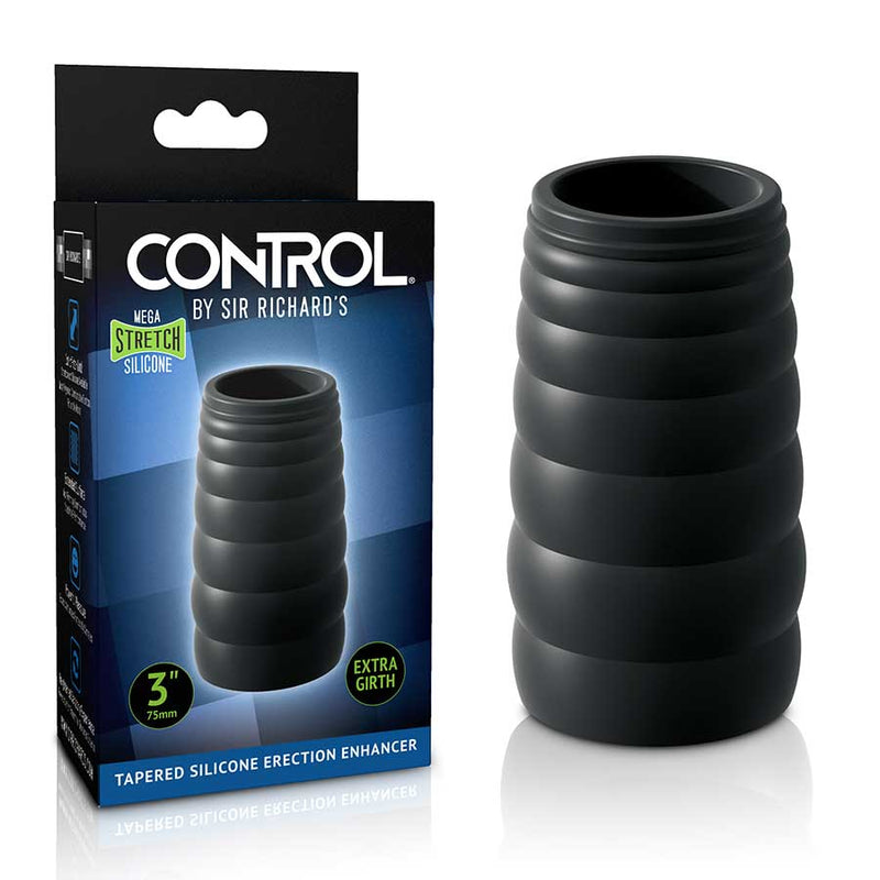 Sir Richard's Control Open Tip Tapered Silicone Erection Enhancer Cock Sheaths