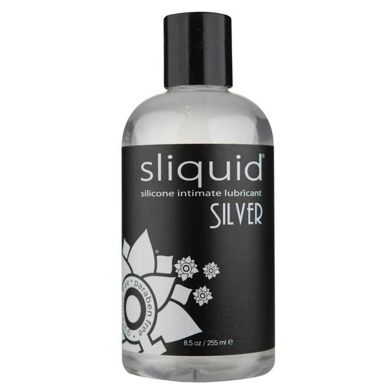 Sliquid Silver Lube Silicone Based Lubricant Lubricant 8.5 oz
