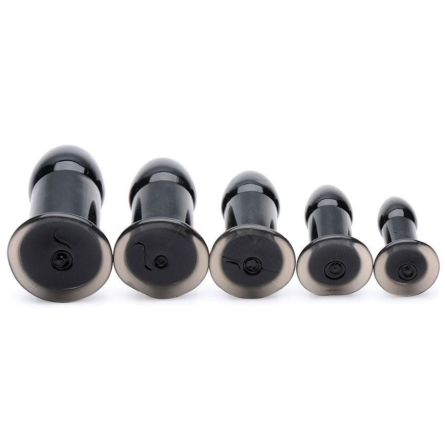 Smooth Anal Dilator Expansion Pug Kit Black Smooth Anal Dilator Expansion Pug Kit Black