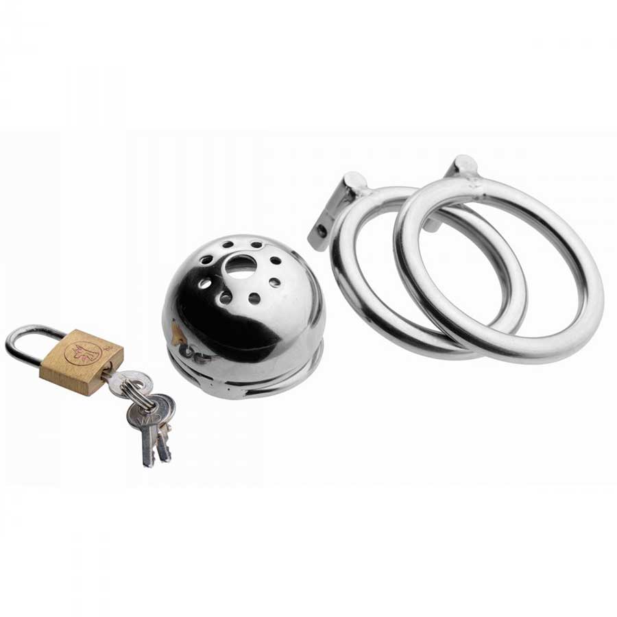 Solitary Extreme Confinement 2.5 Inch Stainless Steel Cock Cage Chastity