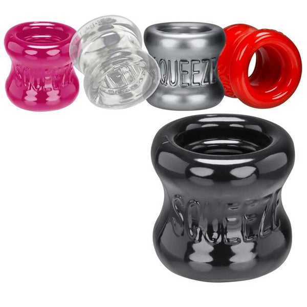 Oxballs Core Grip Squeeze Ball Stretcher - Steel - Condom Zone