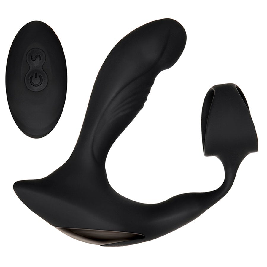 Strapped &amp; Tapped Heating Vibrating Silicone Cock Ring Prostate Massager by Zero Tolerance Cock Rings