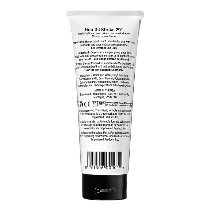 Stroke 29 Male Masturbation Cream Lube by Gun Oil Lubricants Stroke 29 Male Masturbation Cream Lube by Gun Oil Lubricants