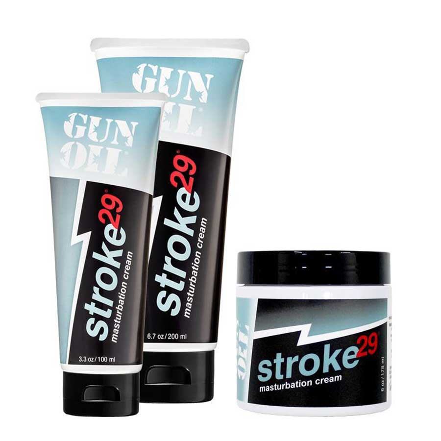 Stroke 29 Male Masturbation Cream Lube by Gun Oil Lubricants Lubricant