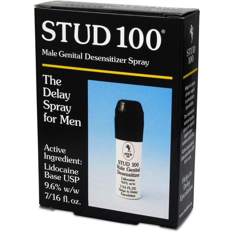 Stud 100 Male Penis Desensitizing Delay Spray with Lidocaine Last Longer in Bed Delay Spray