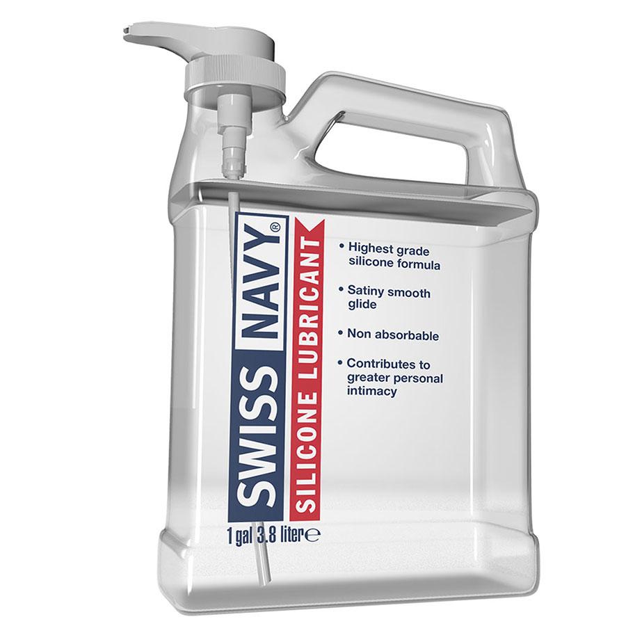 Swiss Navy Lube Silicone Based Sex Lubricant Lubricant 1 Gallon