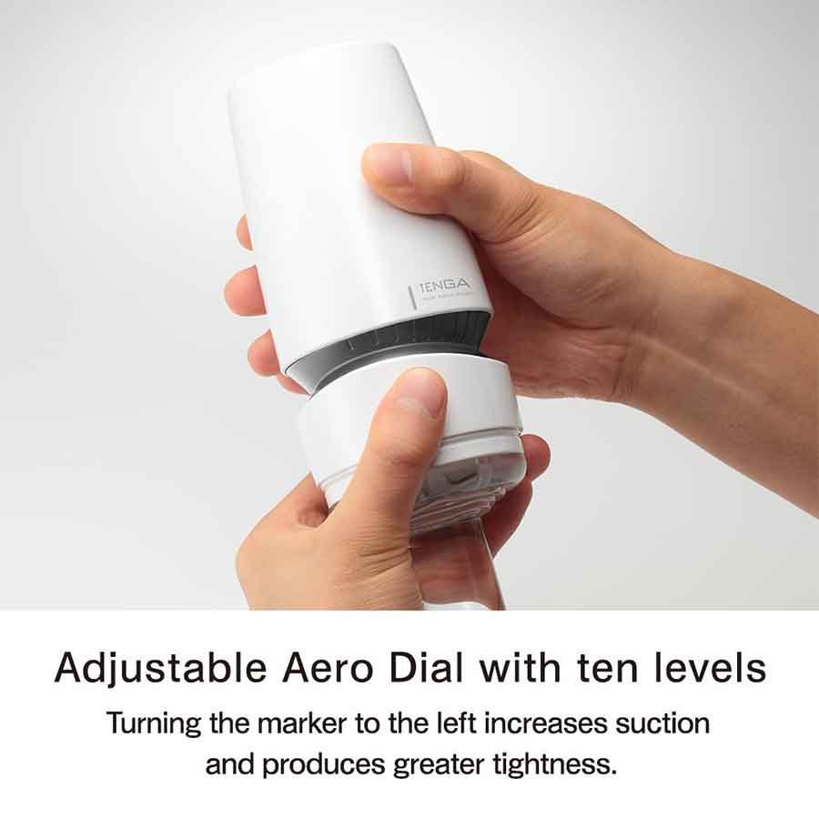 Tenga Aero Cobalt Ring Adjustable Suction Masturbator Tenga Aero Cobalt Ring Adjustable Suction Masturbator