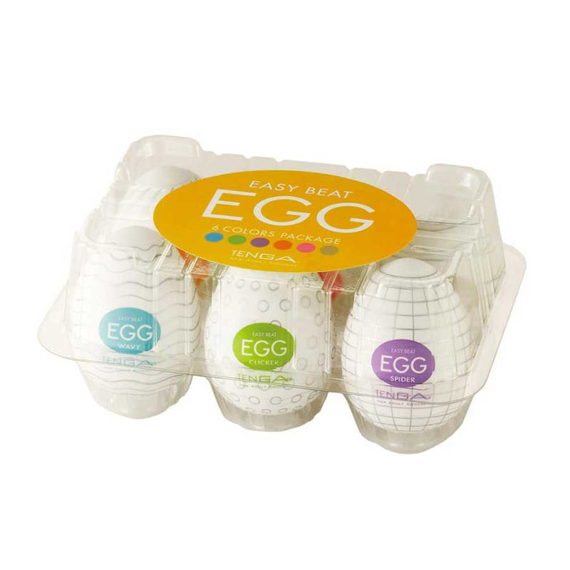 Tenga Easy Beat Egg 6 Pack Masturbators