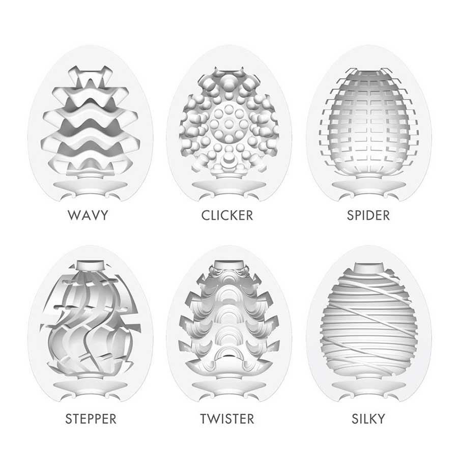 Tenga Easy Beat Original Egg 6 Pack Masturbator Set | Disposable Strok Tenga Easy Beat Original Egg 6 Pack Masturbator Set | Disposable Strok