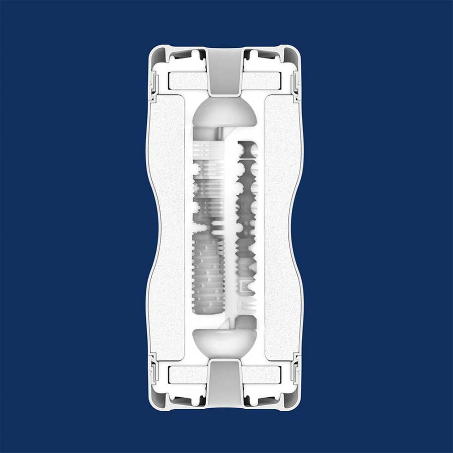 Tenga Premium Double Hole Male Masturbation Cup Blue Tenga Premium Double Hole Male Masturbation Cup Blue