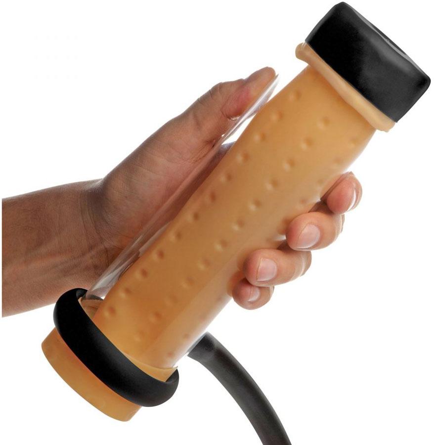 Textured Penis Milker Cylinder Sleeve by LoveBotz (For Automatic Penis Milking Machine) Masturbators
