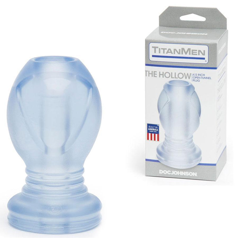 The Hollow Tunnel Anal Plug 4.5 Inch Clear Hollow Butt Plug by TitanMe The Hollow Tunnel Anal Plug 4.5 Inch Clear Hollow Butt Plug by TitanMe