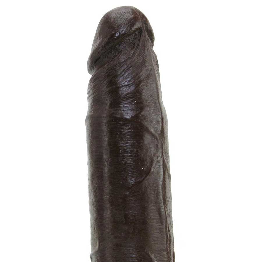 The Perfect 8 Inch Realistic Black Hollow Strap On Sleeve for Men by Dr. Love Cock Sheaths