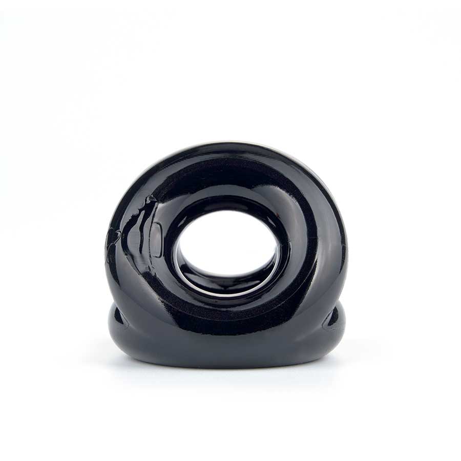 The Trio Cock Ring &amp; Ball Stretcher Black by Lynk Pleasure Cock Rings