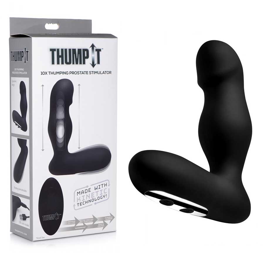 Thump It 10X Thumping Silicone Prostate Stimulator by XR Brands Anal Sex Toys