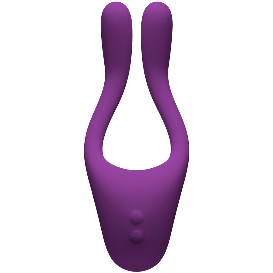Tryst V2 Bendable Silicone Massage Ring with Remote Control Cock Rings Purple