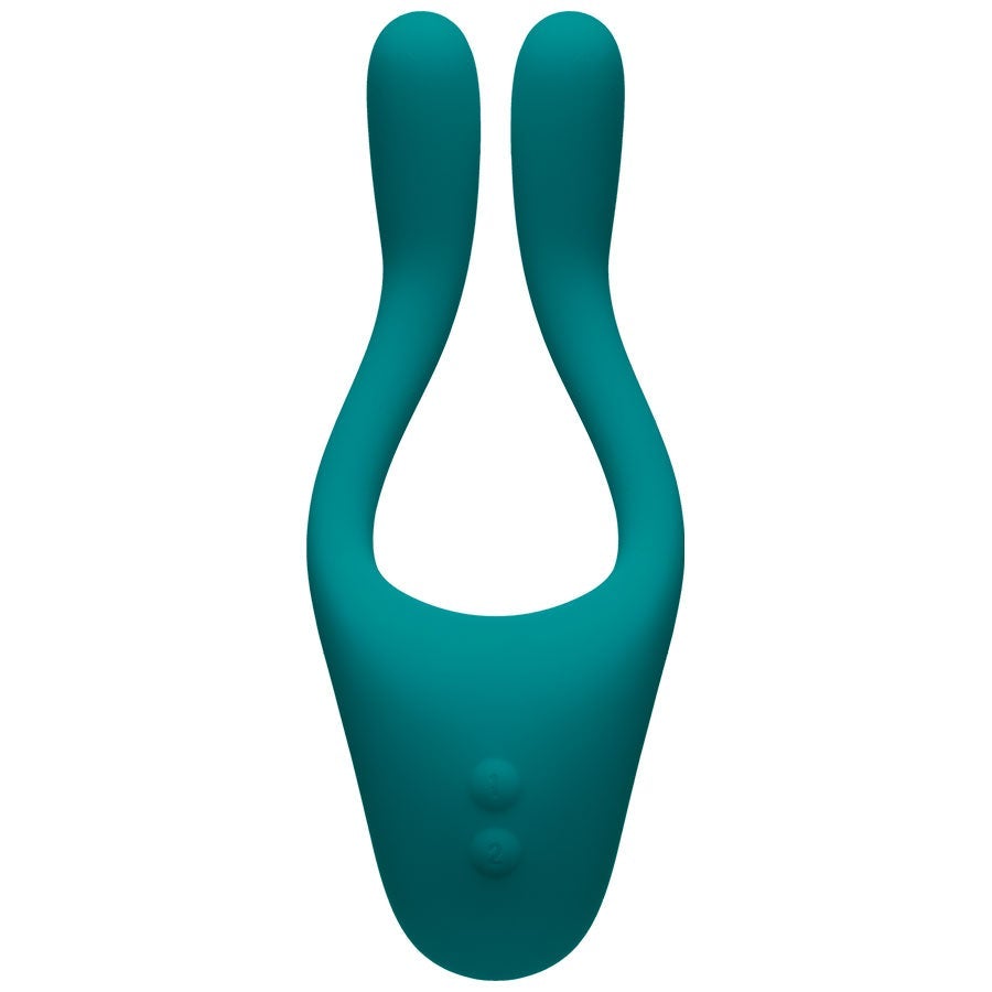 Tryst V2 Bendable Silicone Massage Ring with Remote Control Cock Rings Teal