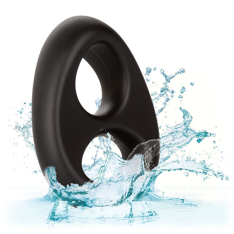 Ultra Soft Tear Drop Silicone Dual Cock Ring by Cal Exotics Cock Rings