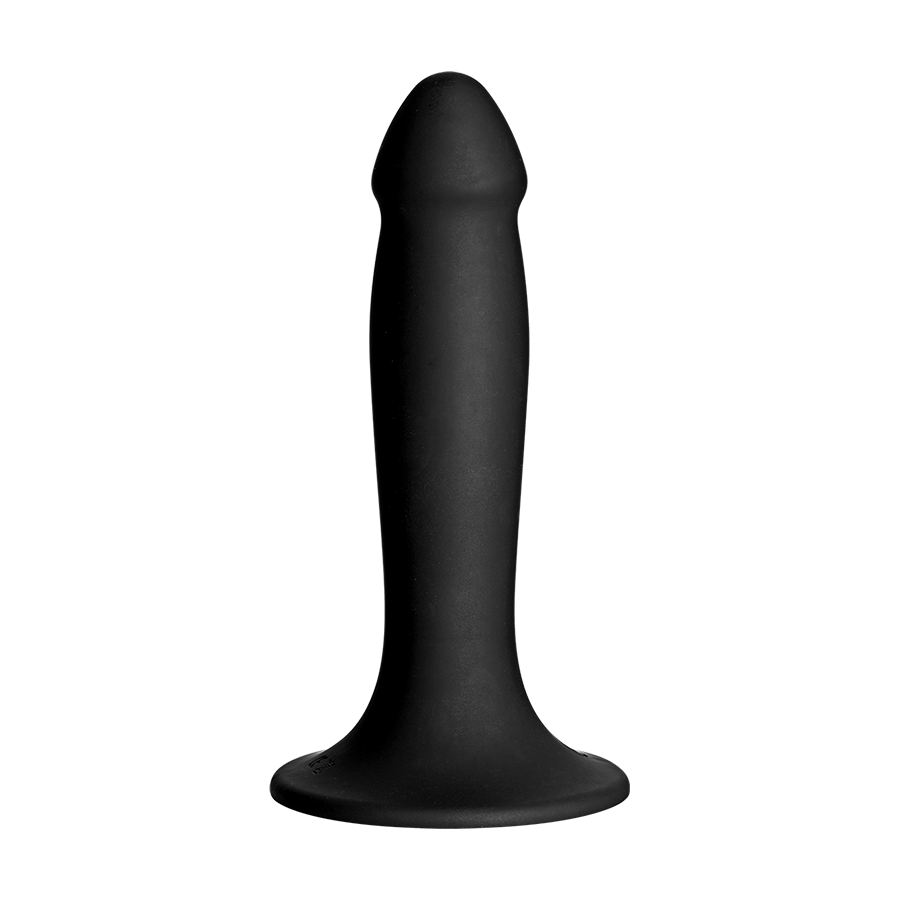 Vac-U-Lock 6.5 Inch Black Silicone Dildo by Doc Johnson Dildos