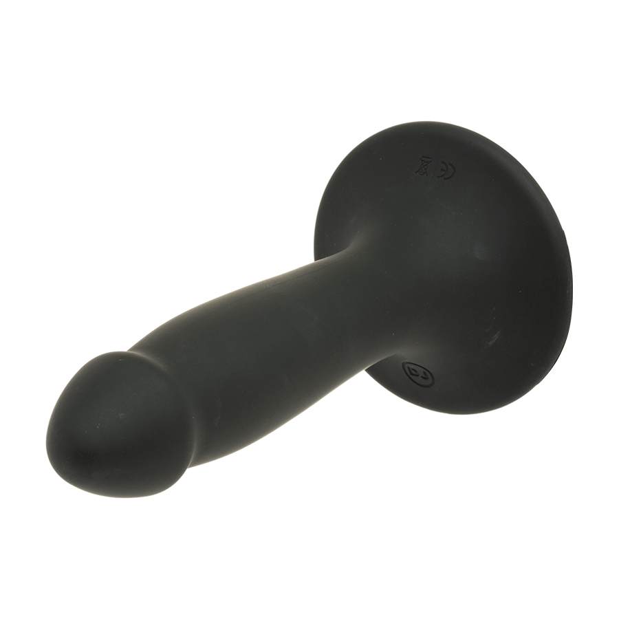 Vac-U-Lock 6.5 Inch Black Silicone Dildo by Doc Johnson Dildos