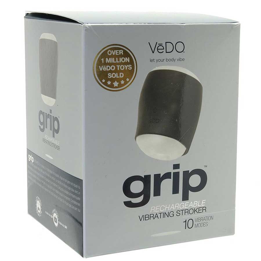 VeDO Grip Rechargeable Vibrating Compact Stroker for Men VeDO Grip Rechargeable Vibrating Compact Stroker for Men