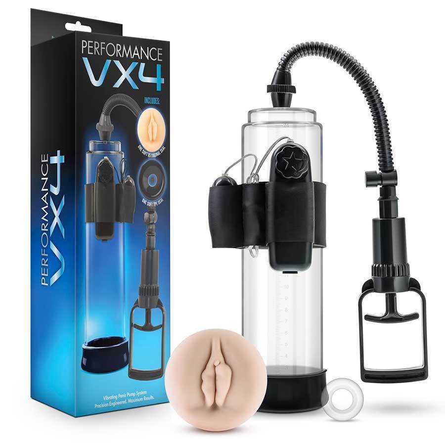 Vibrating Performance VX4 Penis Pump Erection Enhancement System by Blush Novelties Penis Pumps