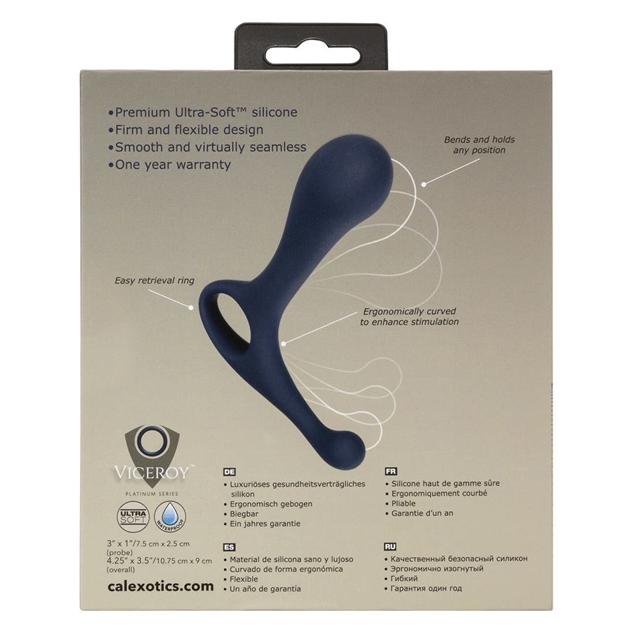 Viceroy Direct Blue Silicone Anal Probe by Cal Exotics Anal Sex Toys