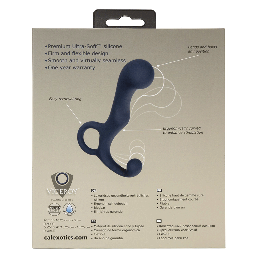Viceroy Platinum Series Agility Blue Silicone Anal Probe by Cal Exotics Anal Sex Toys