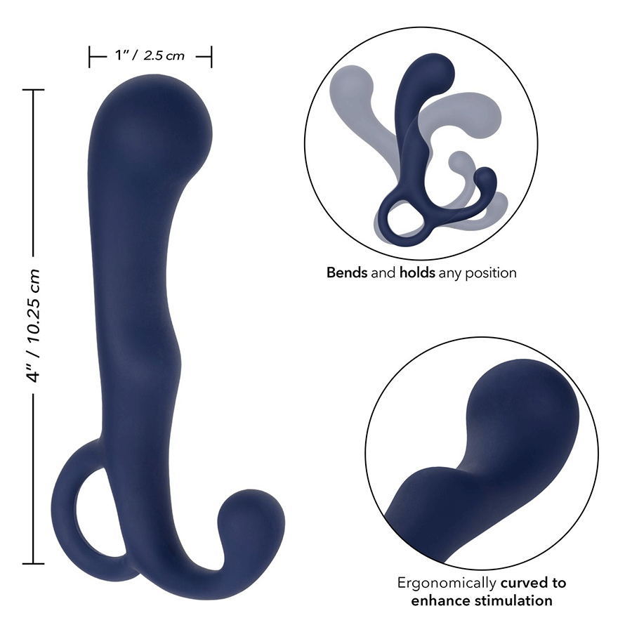Viceroy Platinum Series Agility Blue Silicone Anal Probe by Cal Exotics Anal Sex Toys