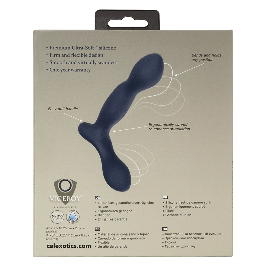 Viceroy Platinum Series Expert Blue Silicone Anal Probe by Cal Exotics Anal Sex Toys